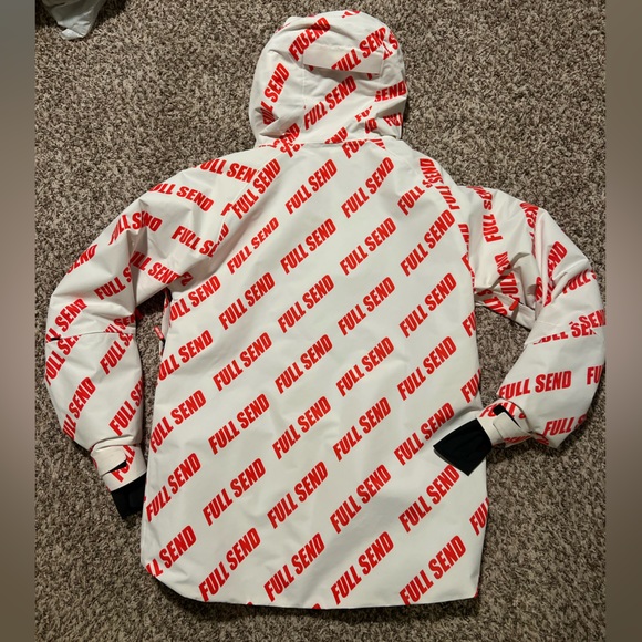 Full Send White and Red Jacket - Picture 2 of 4